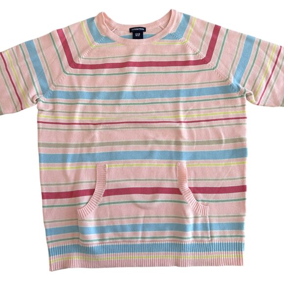 Vintage Y2K GAP 04 Striped Sweatshirt ASO Cho Chang - Picture 5 of 10